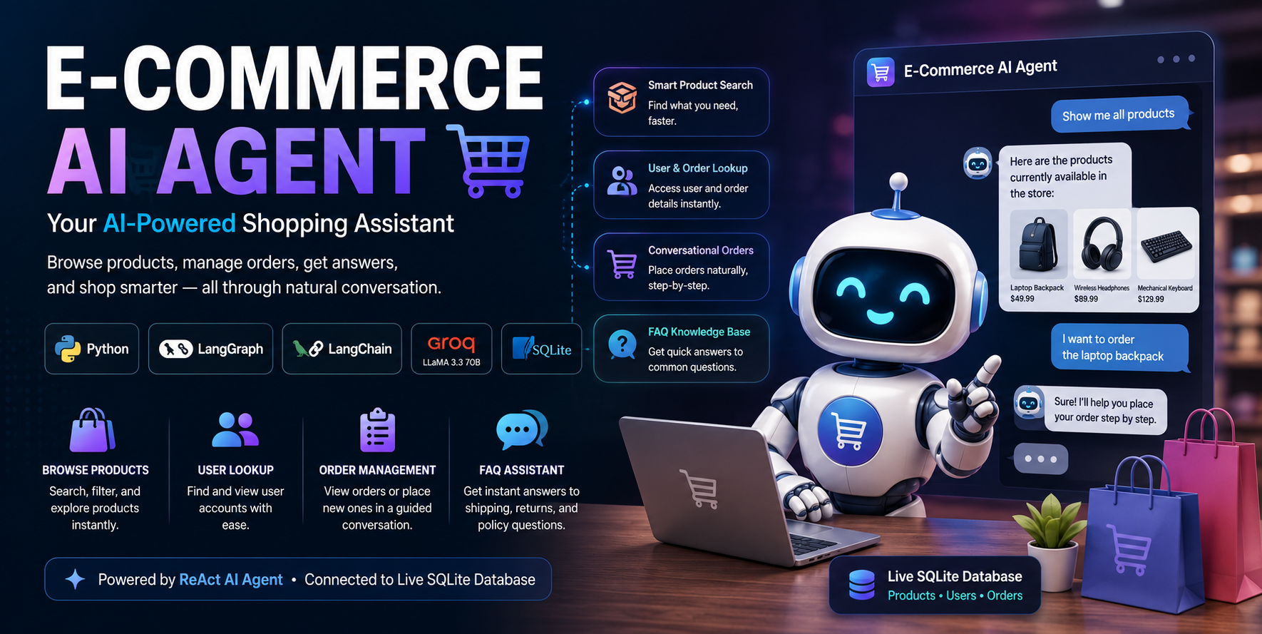 E-Commerce AI Agent preview